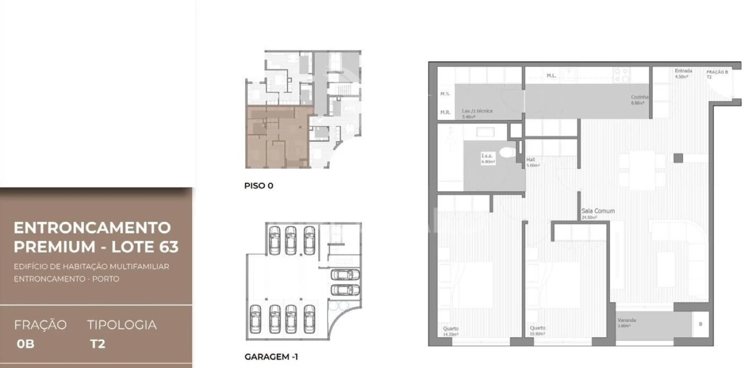 Apartamento T2 para Venda em São João Baptista Foto 9