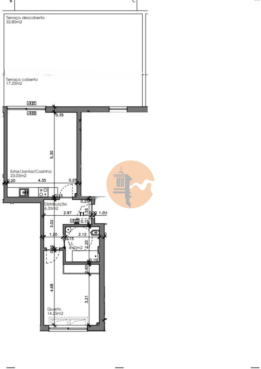 Apartamento T1 para Venda em Olhão Foto 21