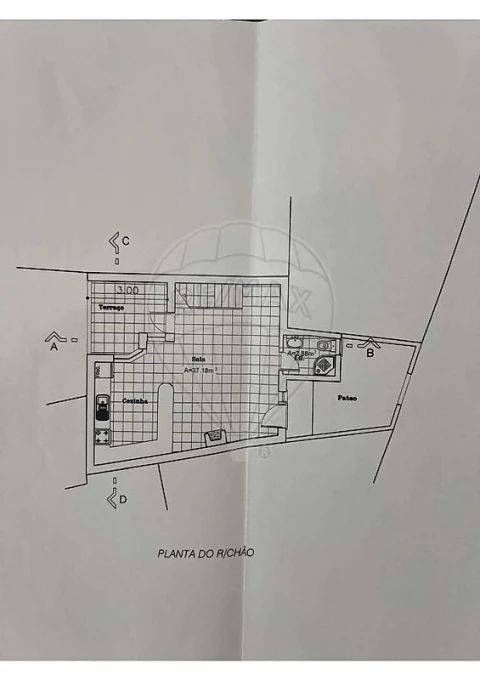 Moradia T2 para Venda em São Pedro da Cadeira
