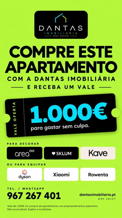 Apartamento T1 para Venda em Pousa