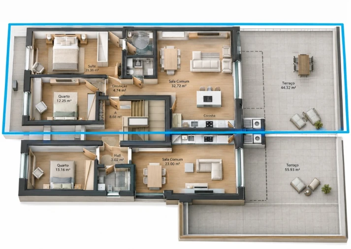 Apartamento T2 para Venda em Fernao Ferro Planta 1