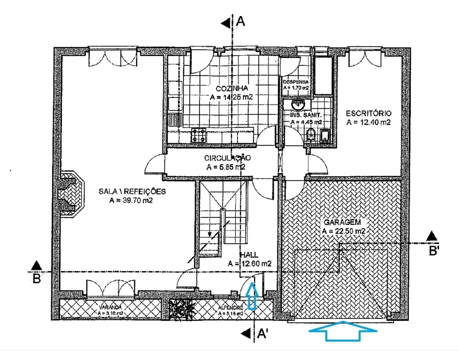 Moradia T5 para Venda em Alpiarça Planta 2