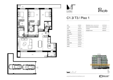 Apartamento T3 para Venda em Gondomar (São Cosme), Valbom e Jovim