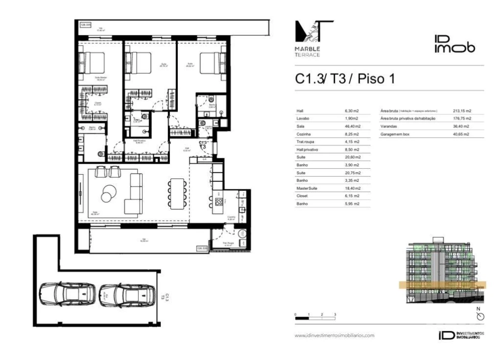 Apartamento T3 para Venda em Gondomar (São Cosme), Valbom e Jovim Foto 23