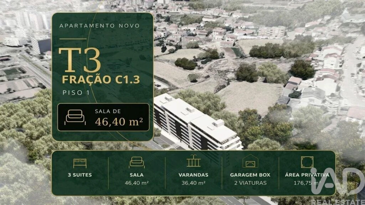 Apartamento T3 para Venda em Gondomar (São Cosme), Valbom e Jovim Foto 1