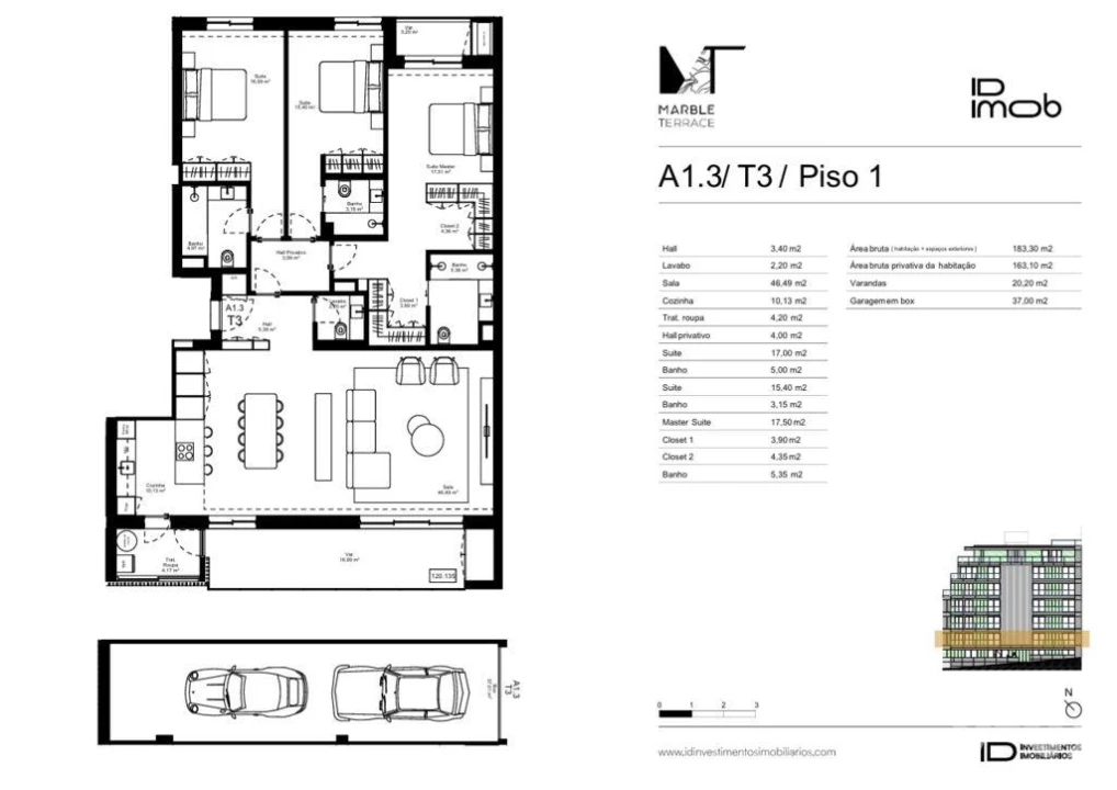 Apartamento T3 para Venda em Gondomar (São Cosme), Valbom e Jovim Foto 22