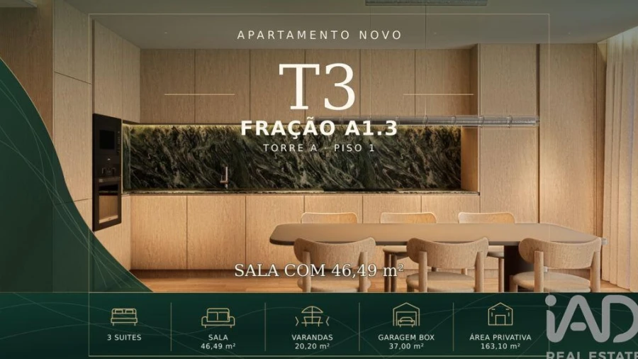 Apartamento T3 para Venda em Gondomar (São Cosme), Valbom e Jovim