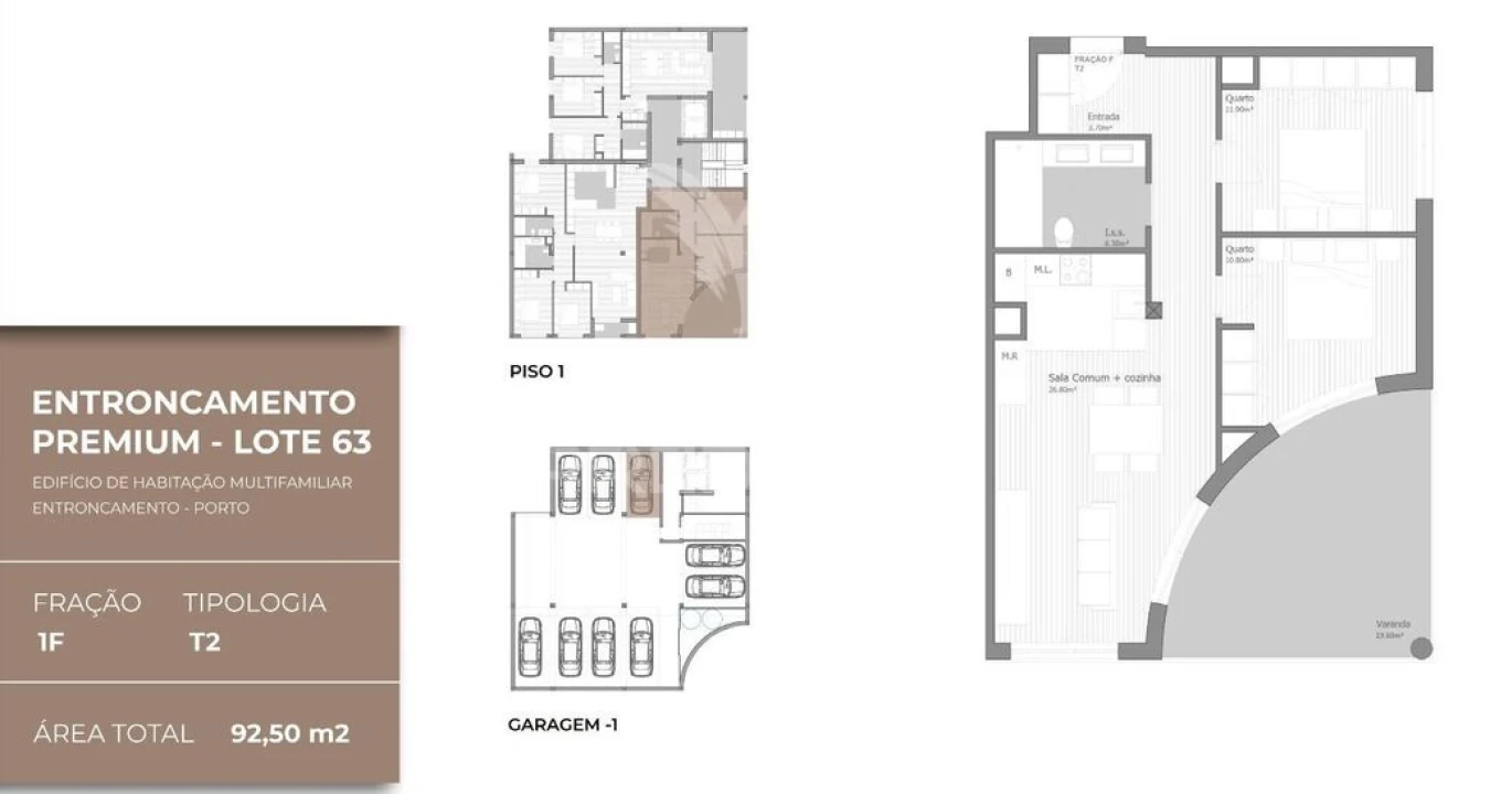 Apartamento T2 para Venda em São João Baptista Foto 9