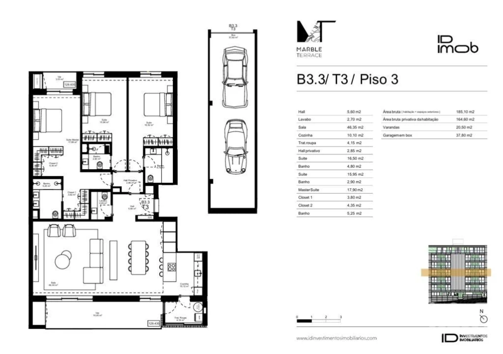 Apartamento T3 para Venda em Gondomar (São Cosme), Valbom e Jovim Foto 23
