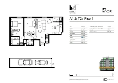 Apartamento T2 para Venda em Gondomar (São Cosme), Valbom e Jovim