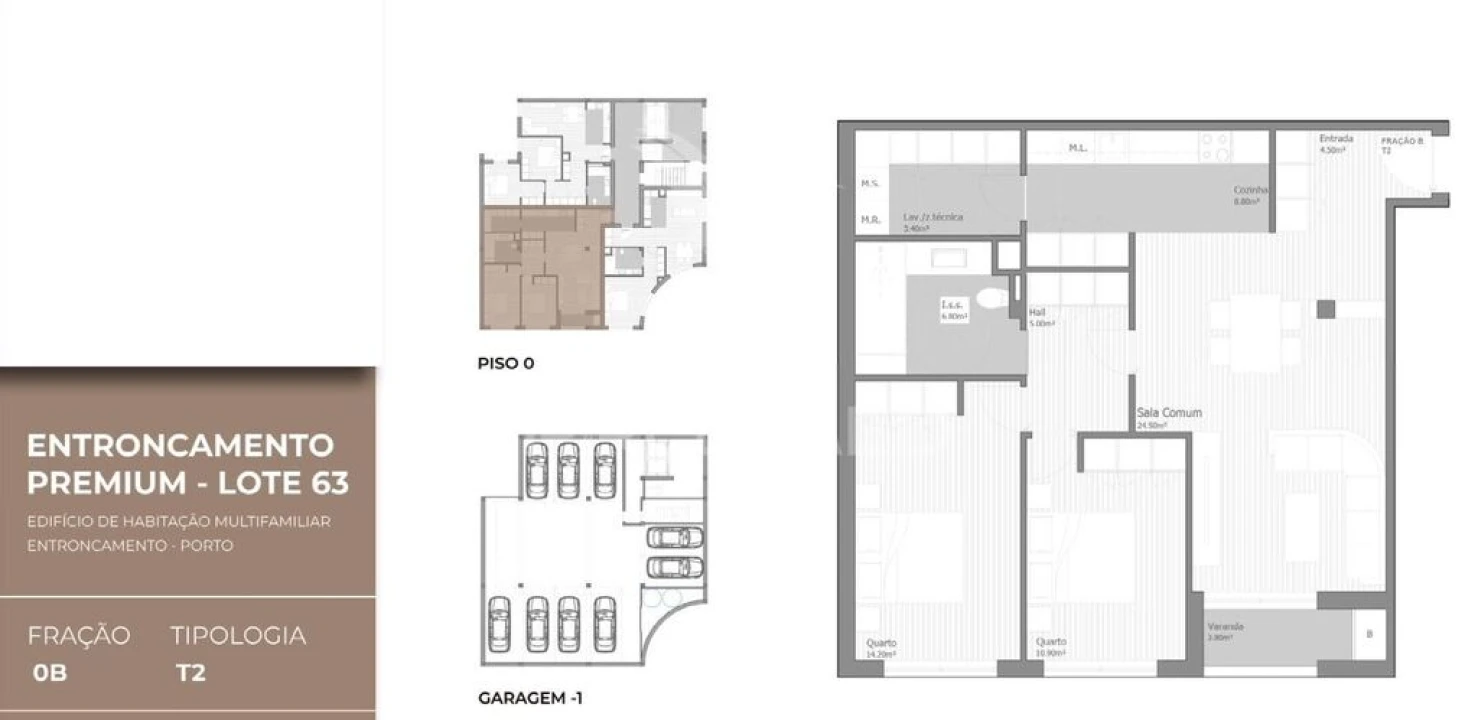Apartamento T2 para Venda em São João Baptista Foto 9