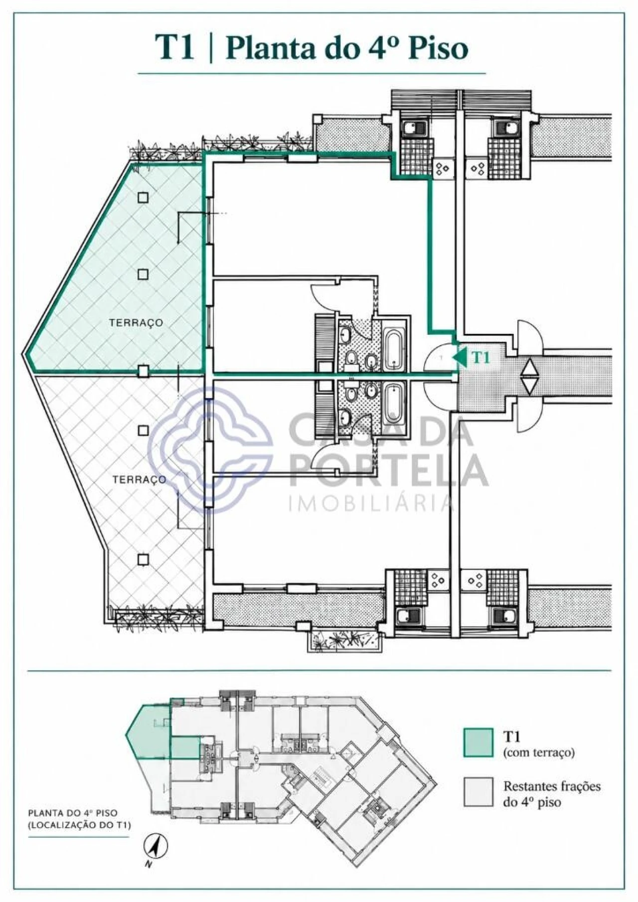 Apartamento T1 para Venda em Portimão Planta 2
