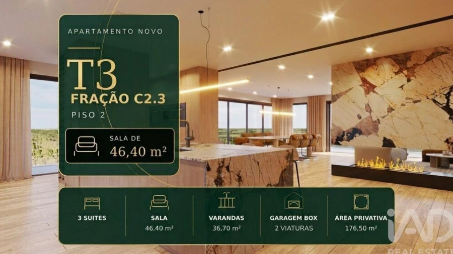 Apartamento T3 para Venda em Gondomar (São Cosme), Valbom e Jovim