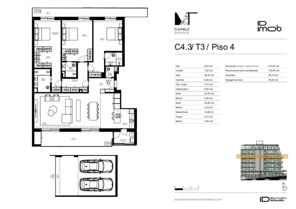 Apartamento T3 para Venda em Gondomar (São Cosme), Valbom e Jovim Foto 23