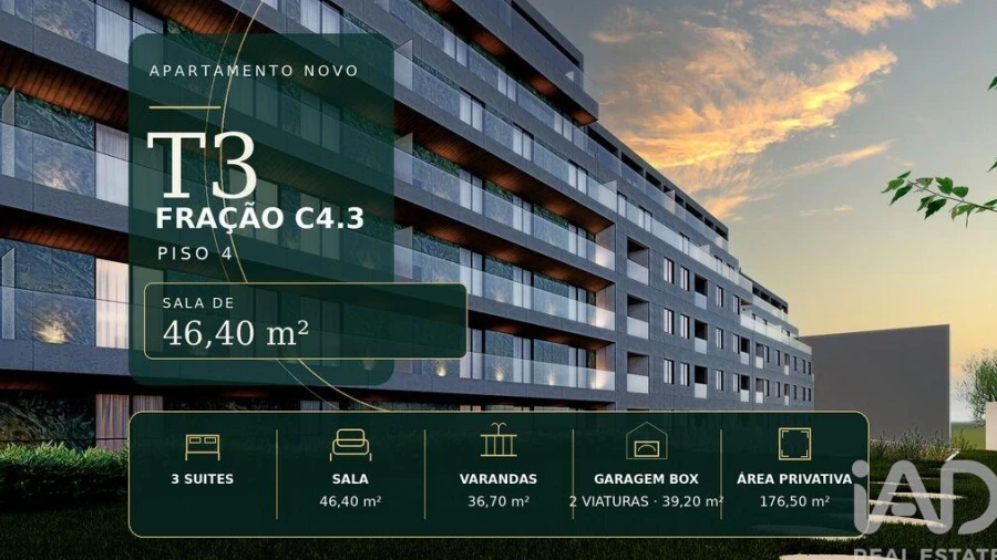 Apartamento T3 para Venda em Gondomar (São Cosme), Valbom e Jovim