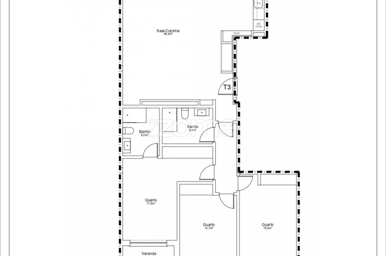 Apartamento T3 para Venda em Ermesinde Foto 28