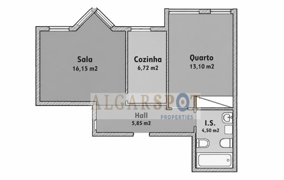 Apartamento T1 para Venda em Armação de Pera Foto 15