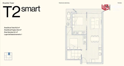 Apartamento T2 para Venda em Lordelo do Ouro e Massarelos