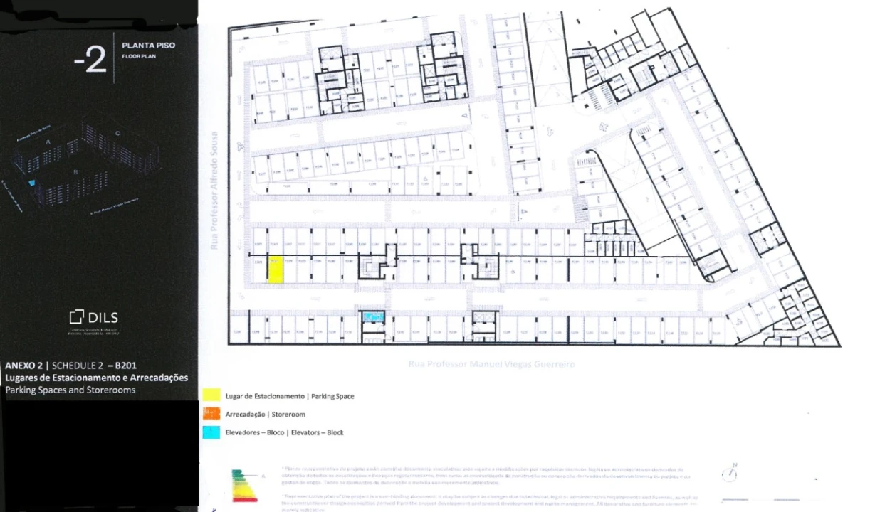 Apartamento T2 para Venda em Lumiar Planta 2