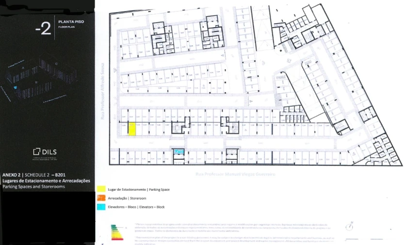 Apartamento T2 para Venda em Lumiar Planta 2