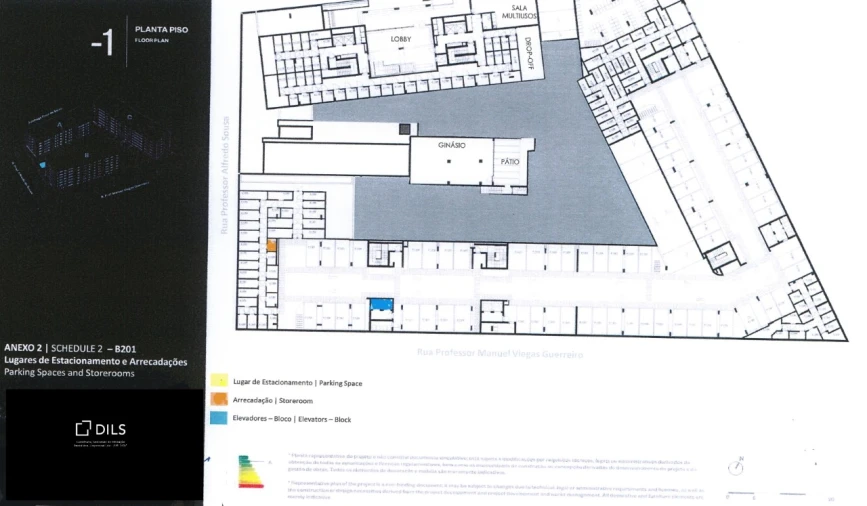 Apartamento T2 para Venda em Lumiar Planta 3