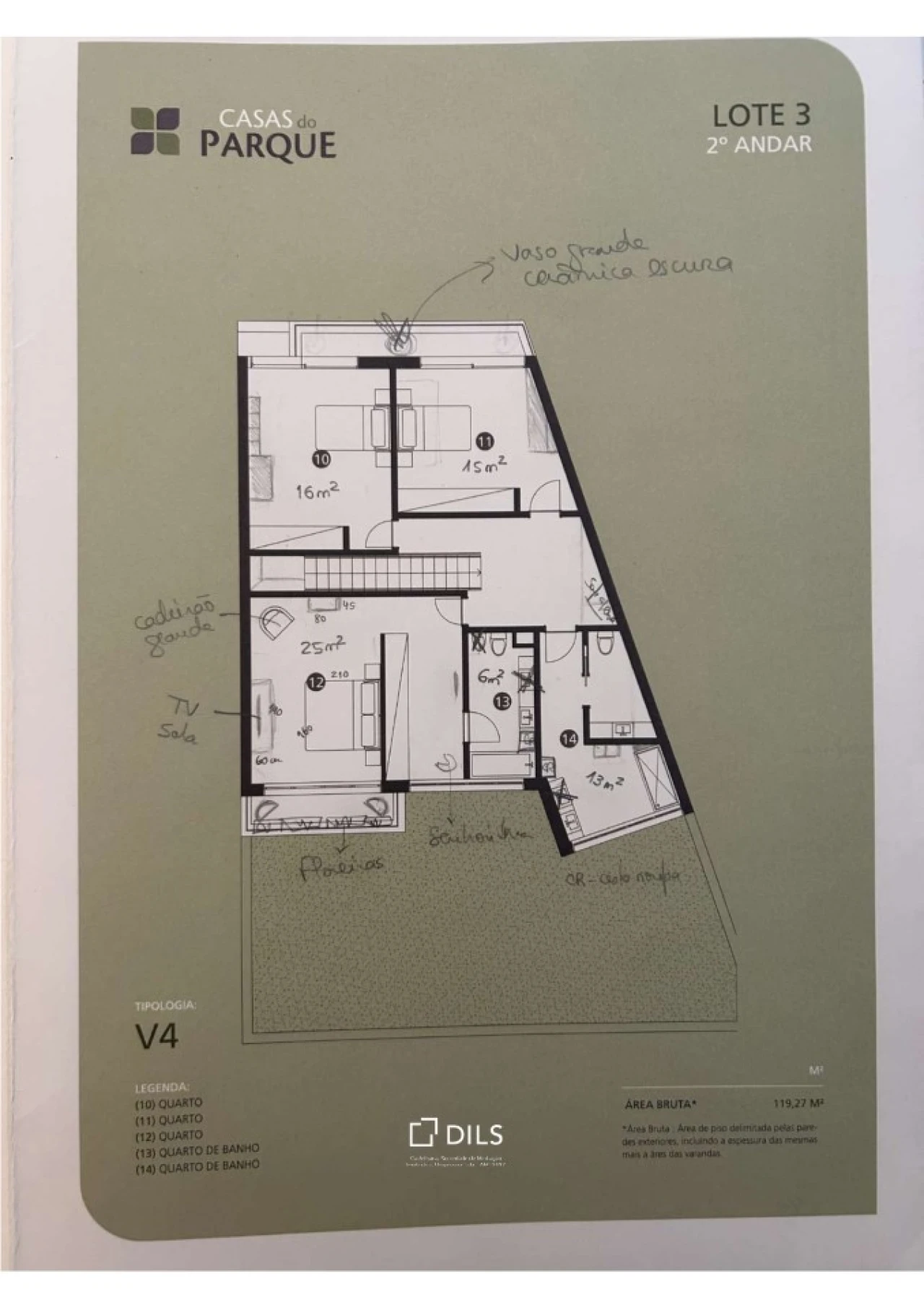 Moradia T4 para Venda em Paranhos Planta 3