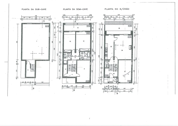 Moradia T3 para Venda em Tavira (Santa Maria e Santiago) Planta 1