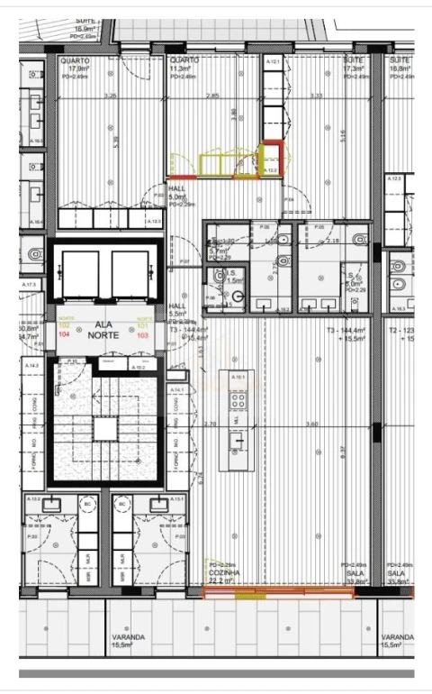 Apartamento T3 para Venda em Vila do Conde