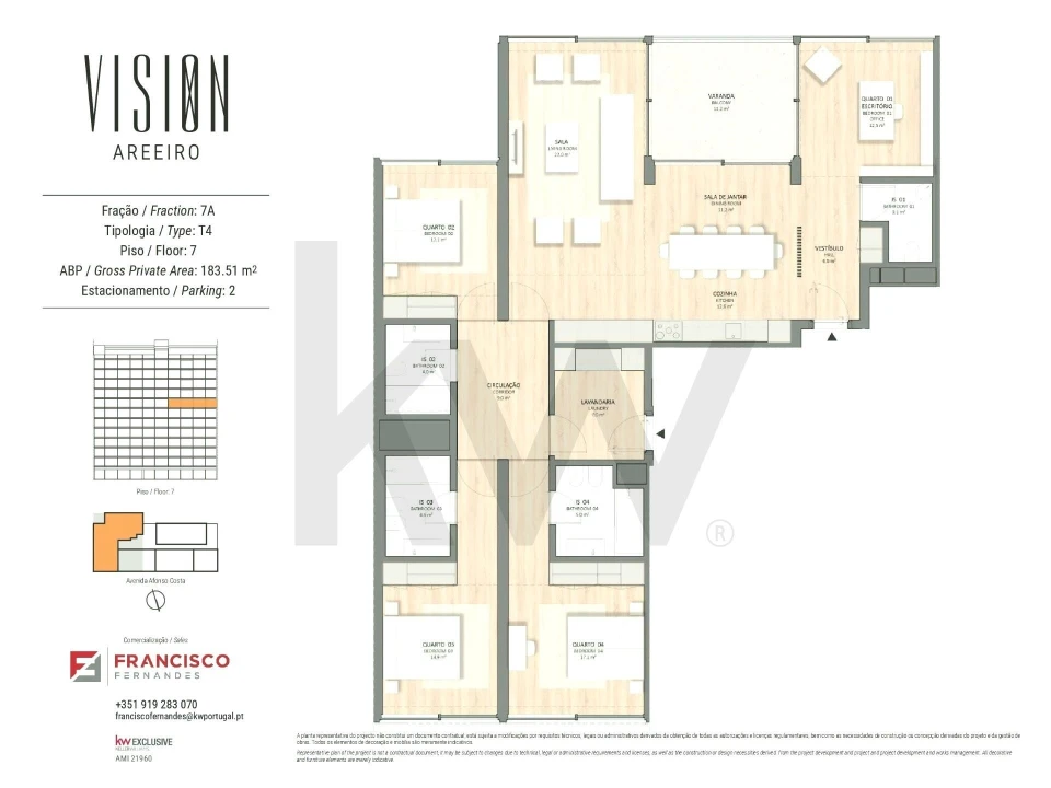 Apartamento T4 para Venda em Areeiro Foto 20