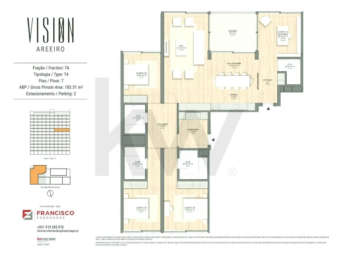 Apartamento T4 para Venda em Areeiro Foto 20