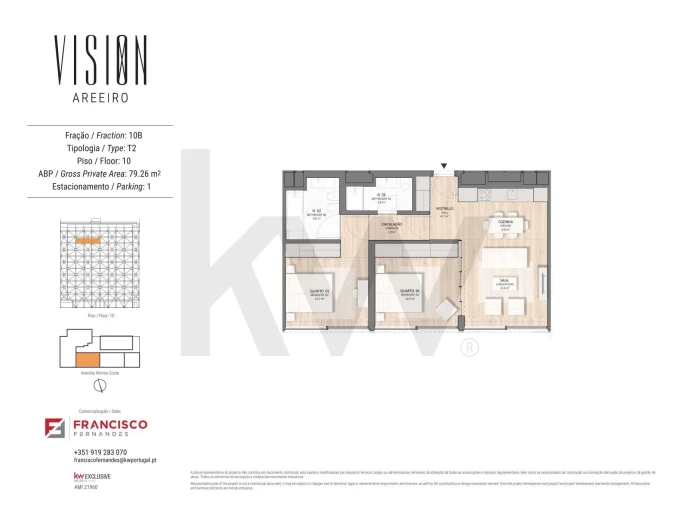 Apartamento T2 para Venda em Areeiro Foto 20