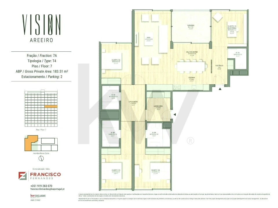 Apartamento T4 para Venda em Areeiro Foto 20