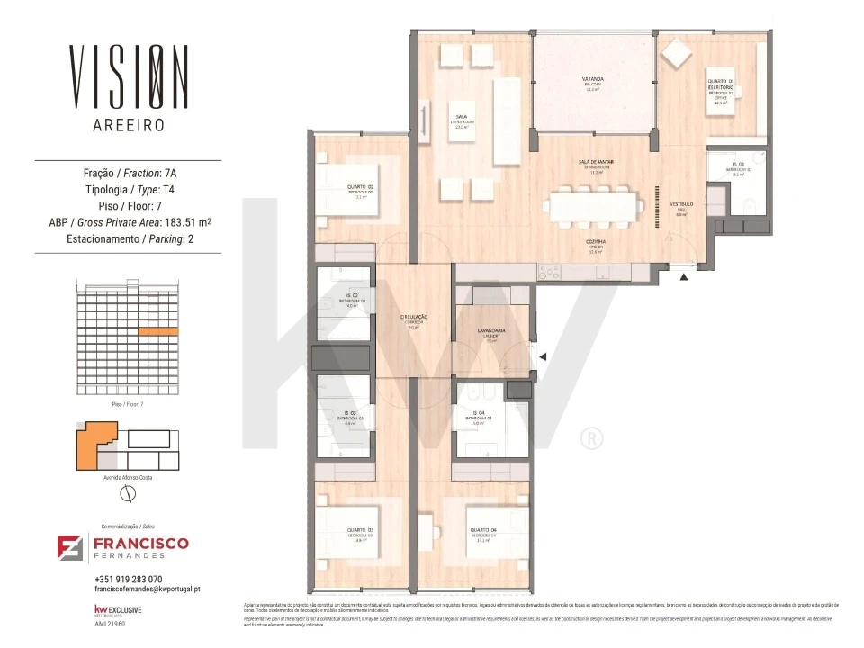 Apartamento T4 para Venda em Areeiro Foto 20
