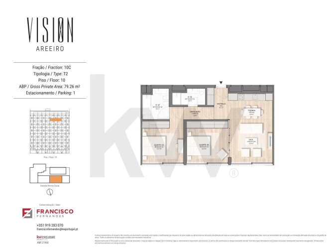 Apartamento T2 para Venda em Areeiro Foto 20