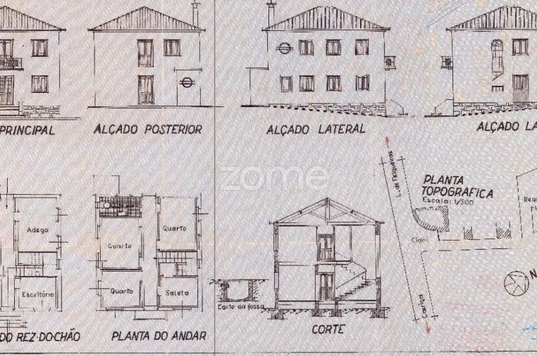 Quinta T8 para Venda em Alvarelhos e Guidões Planta 1