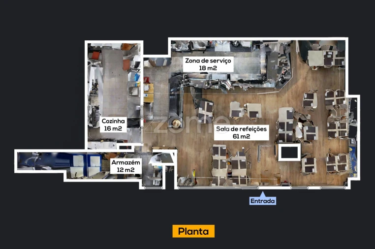 Negócio para Trespasse em Cidade da Maia Planta 1