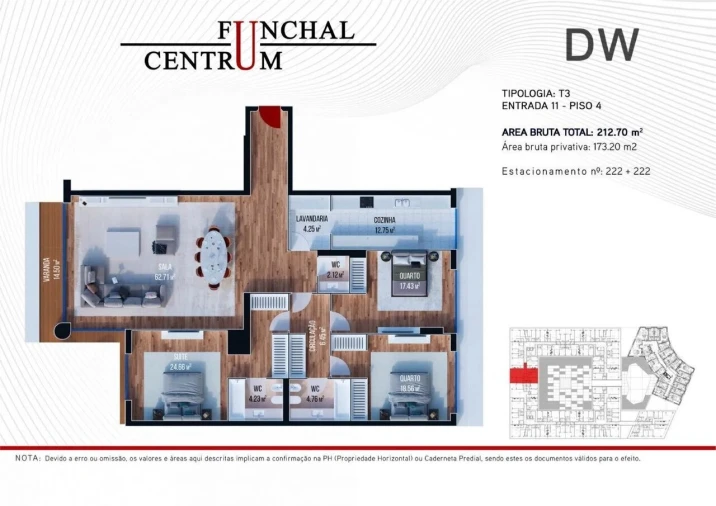 Apartamento T3 para Venda em Funchal (Se) Foto 19