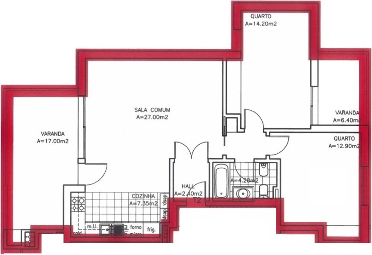 Apartamento T2 para Venda em Ericeira Foto 25