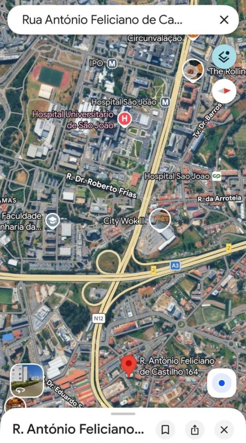 Apartamento T3 para Arrendamento em Pedrouços