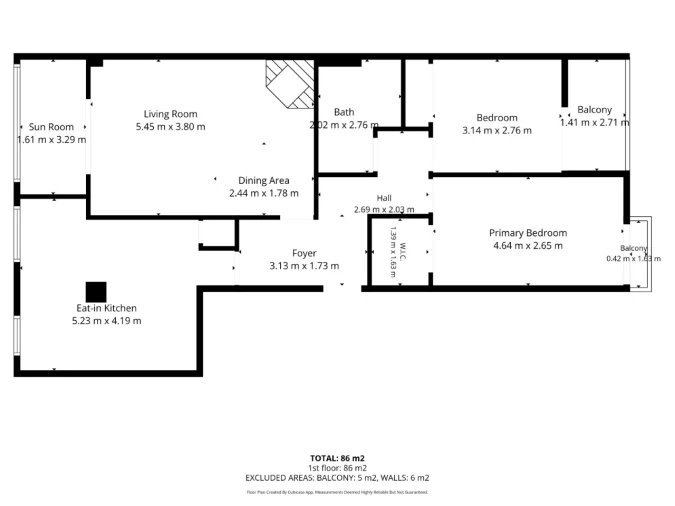 Apartamento T2 para Venda em Rio de Mouro Planta 1
