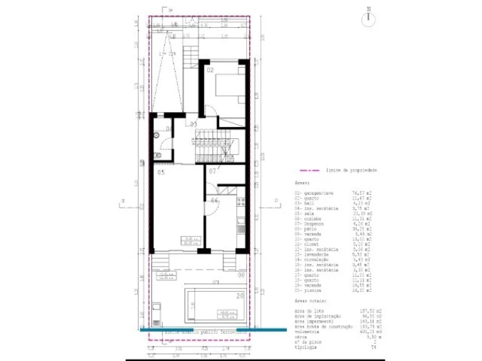 Moradia T4 para Venda em Tavira (Santa Maria e Santiago) Planta 1