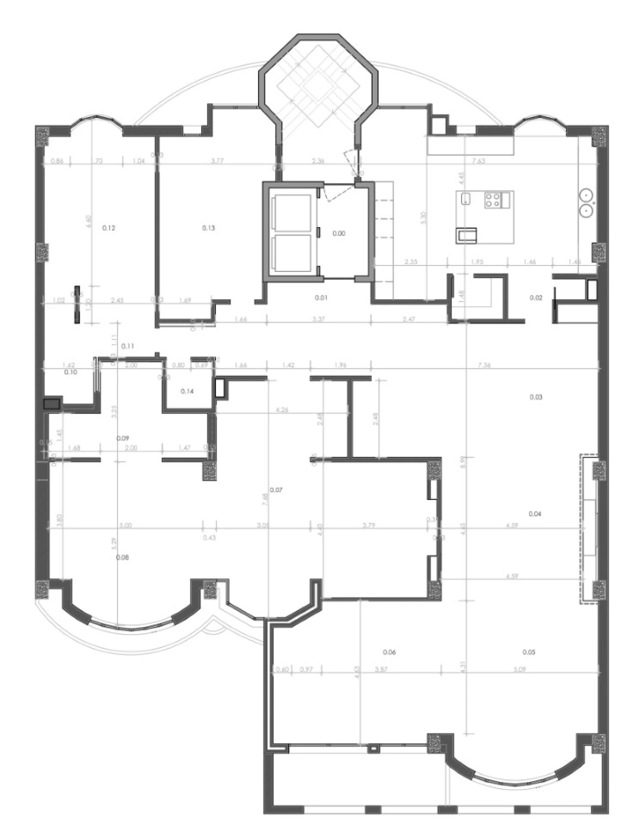 Apartamento T3 para Venda em Avenidas Novas Planta 2