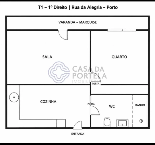 Apartamento T1 para Arrendamento em Bonfim Foto 26