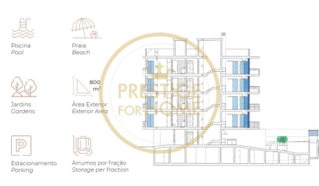 Apartamento T3 para Venda em Quelfes