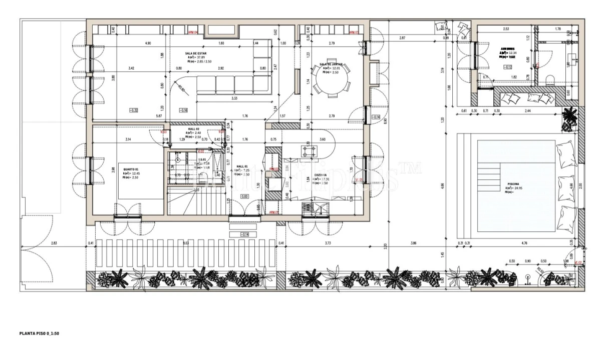 Moradia T5 para Venda em Comporta Planta 2