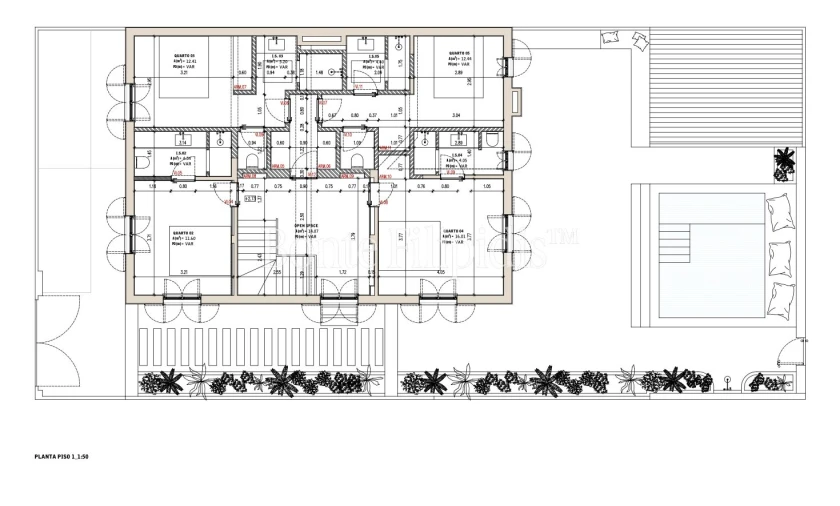 Moradia T5 para Venda em Comporta Planta 1