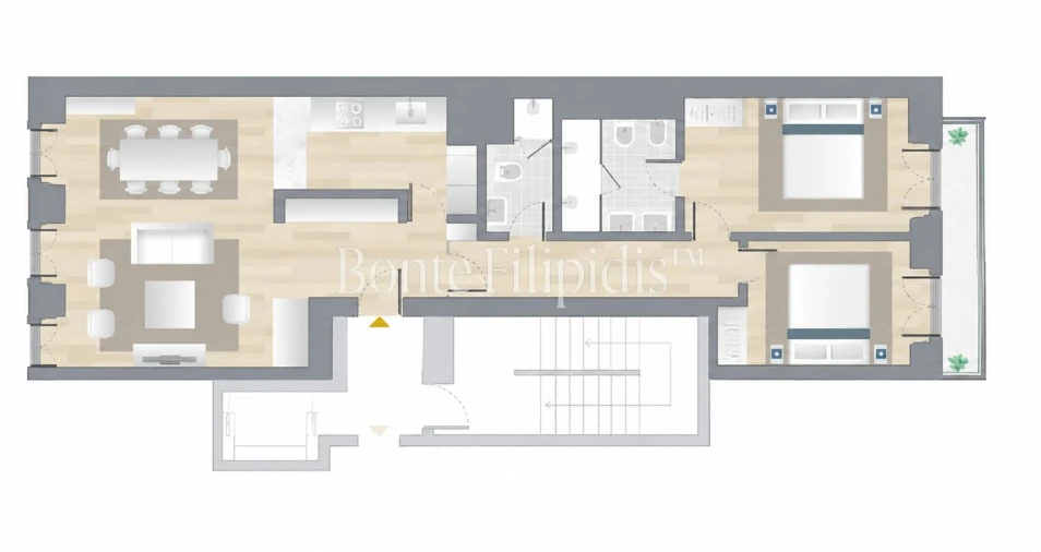 Apartamento T2 para Arrendamento em Arroios Planta 1