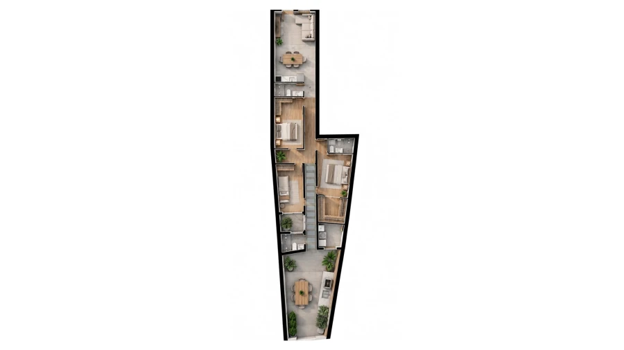 Moradia T3 para Venda em Canelas Planta 1