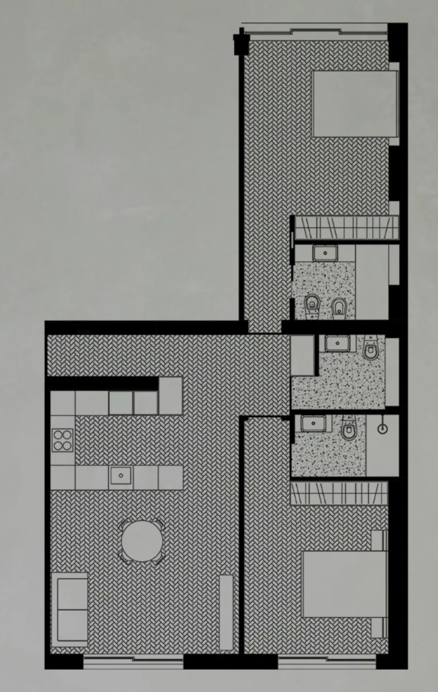 Apartamento T2 para Venda em Cedofeita, Santo Ildefonso, Sé, Miragaia, São Nicolau e Vitória Planta 1
