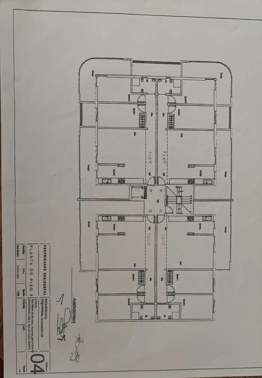 Apartamento T2 para Venda em Setubal (São Sebastião) Planta 1